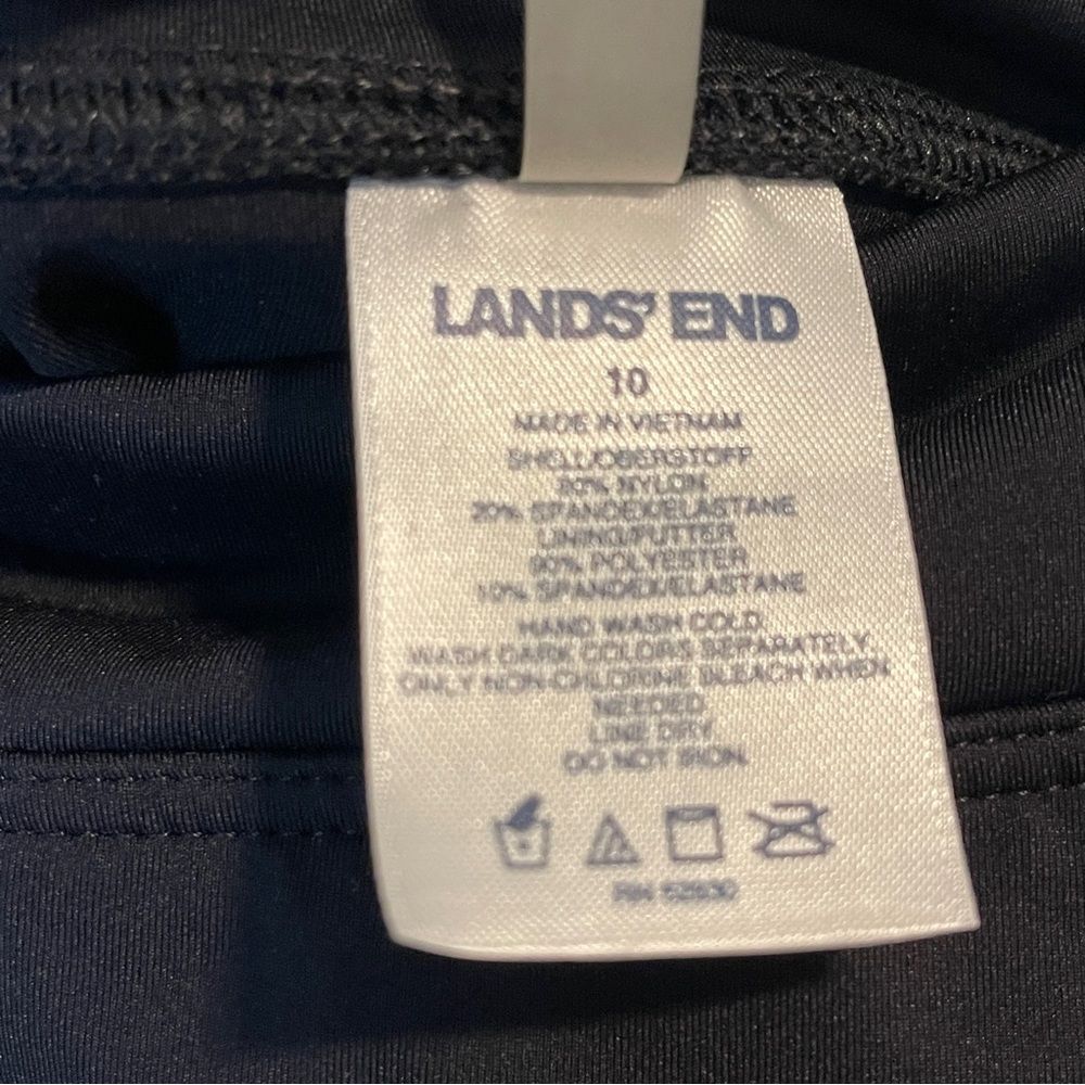 Lands' End Black Swim Skirt - Picture 5 of 6
